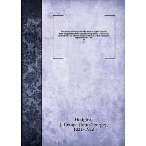   in 1876. 21 J. George (John George), 1821 1912 Hodgins Books