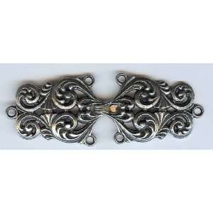  A Larger Tele Pewter Cloak Clasp   3.1 Long x 1 Tall 