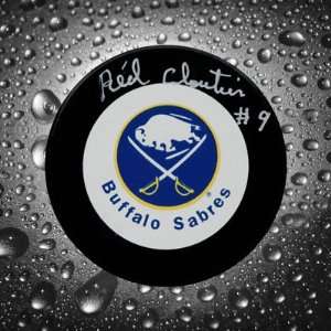  Real Cloutier Buffalo Sabres Autographed Puck Sports 