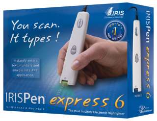 IRISPen Handheld Scanner   OCR Scan Pen   Express 6  