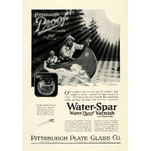  1925 Ad Water Spar Waterproof Varnish Enamels Boating 
