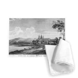  View of Cluny Abbey, from Voyage   Tea Towel 100% 