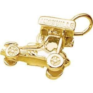   Rembrandt Charms Knoxville Sprint Car Charm, 10K Yellow Gold: Jewelry