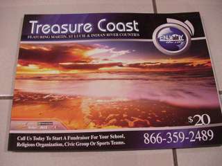 2012 Enjoy the City Coupon Book   Treasure Coast, FL area  