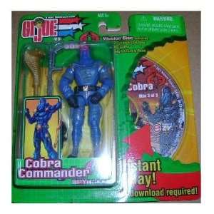 com Cobra Commander Figure Hooded with Staff   Hasbro GI Joe vs Cobra 