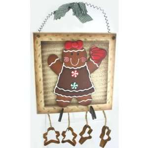  Gingerbread Girl Wall Piece Case Pack 4   754897: Home 