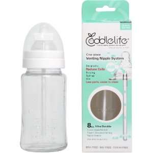  Coddlelife Classic Glass Bottle, 8 Ounce Baby