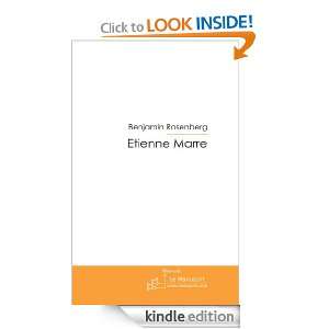 Etienne Marre (French Edition) Benjamin Rosenberg  Kindle 