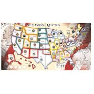   Whitman   State Quarters Collector Map (Coin Collecting): Toys & Games