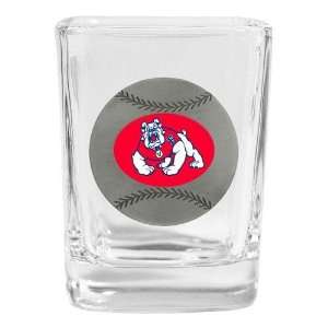  Fresno State Bulldogs NCAA Baseball Square Shot Glass 