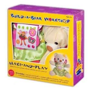 Build a Bear Workshop Kit 7 inch Velvet Fairy Bear with 