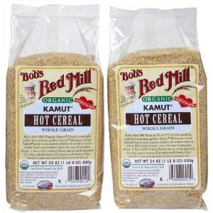 Bobs Red Mill Organic Whole Grain Kamut Cereal, 24 oz, 2 pk  