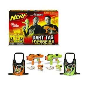  Nerf Dart Tag Hyperfire  Orange and Green Toys & Games
