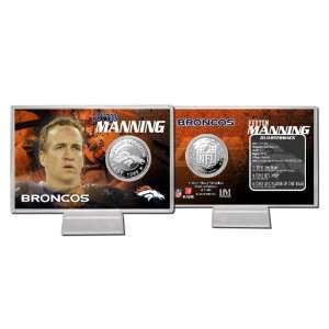    Peyton Mannning Broncos Silver Coin Card Sports Collectibles