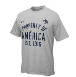   100% Original Nikes CLUB AMERICA short sleeve property shirt for 2009