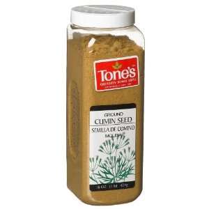 Tone Cumin Seed, Ground, 16 Ounce Boxes  Grocery & Gourmet 