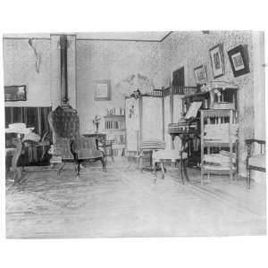  Fort Meade,SD,Commanding Officers Quarters parlor,1897 
