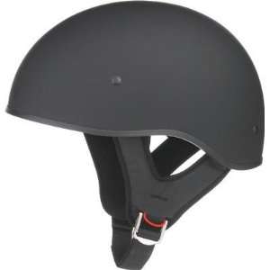  G Max GM55 Full Dress Half Helmet , Color: Flat Black 