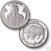 COCHISE APACHE INDIAN CHIEF .999 SILVER CHALLENGE COIN  