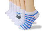 Keds womens socks white low cut Stripe 6p