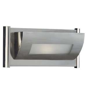  Kenroy Home 66120BS Trough Sconce, Brushed Steel: Home 