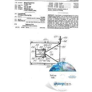  NEW Patent CD for GAS BURNER 