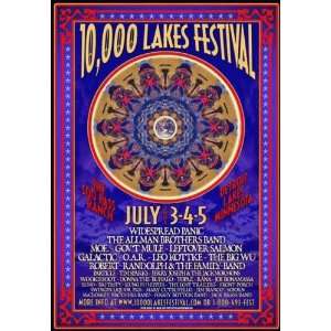   Widespread Panic Allman Brothers moe Govt Mule Poster