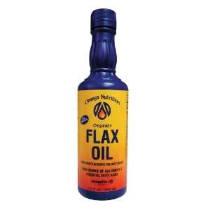  Omega Nutrition Flax Seed Oil, 12 Ounce: Health & Personal 