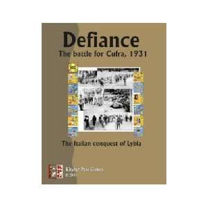  KHYBER: Defiance, the Battle for Cufra, 1931, Board Game 