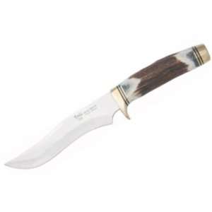 Hen & Rooster Knives 4800 Fixed Blade Bowie Knife with Genuine Stag 