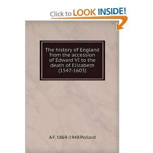 The history of England from the accession of Edward VI to the death of 