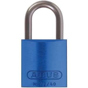  ABUS 72AL/40 KAx3 Blue Ecolution Alum Safety Padlock,PK3 