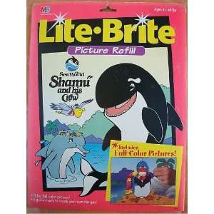    Lite Brite Refill Pack Sea World Shamu the Whale Toys & Games