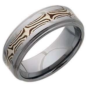   Edges and Shakudo and Sterling Silver Inlay/Tungsten Carbide: Jewelry