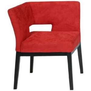  Fire Engine Red Microfiber Corner Chair: Home & Kitchen