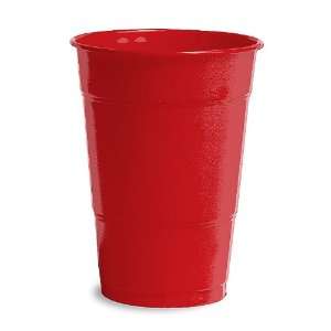  Classic Red (Red) 16 oz. Plastic Cups: Toys & Games