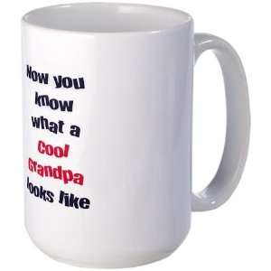 Cool Grandpa Humor Large Mug by  