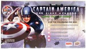 Marvel Captain America Trading Cards Hobby Box (2011 Upper Deck 