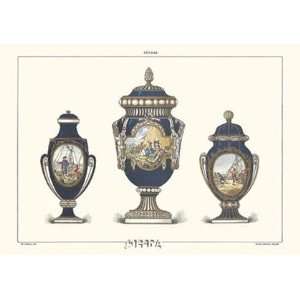  Porcelain Vases by Sevres  anon. Porcelain 16x11: Home 