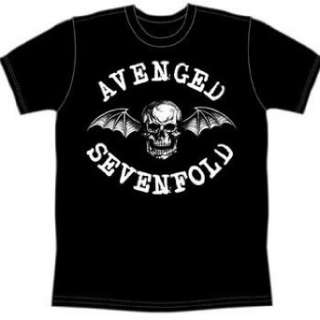  Avenged Sevenfold   Classic Deathbat T Shirt ,: Clothing