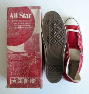   Label Converse Chuck Taylor All Star Shoes USA NOS NIB 10.5  