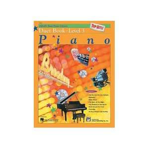  Alfreds Basic Piano Course Top Hits Duet Book 3 