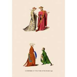 Courtiers of the Time of Richard II 20x30 Canvas