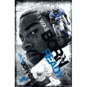  Calvin Johnson, of The Detroit Lions NFL, Poster: Home 