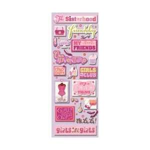  K & Company Sticker Medley 4.5X12 Sheet Girls Night Out 