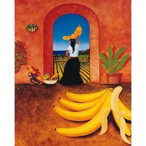  William Templeton   Banana Bandit, Size 24 x 20 Canvas 