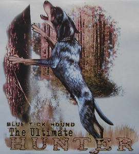 THE ULTIMATE HUNTER BLUE TICK HOUND COON HUNTING SHIRT  