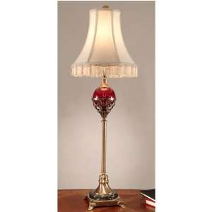  Dale Tiffany Antique Bronze and Marble Buffet Lamp: Home 