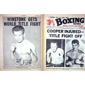   BOXING COOPER MILDENBERGER 1964 WINSTONE FRITZIE PETE
