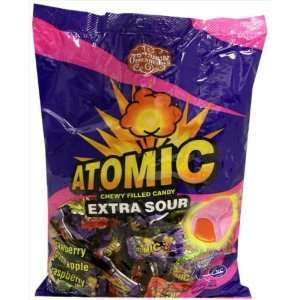 Atomic Extra Sour Chewy Cream Filled Kosher Candy (Large)  